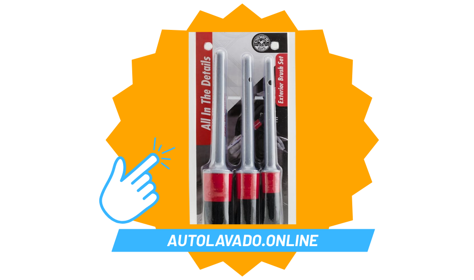 Kit de cepillos para detallado de Chemical Guys – Calidad superior profesional