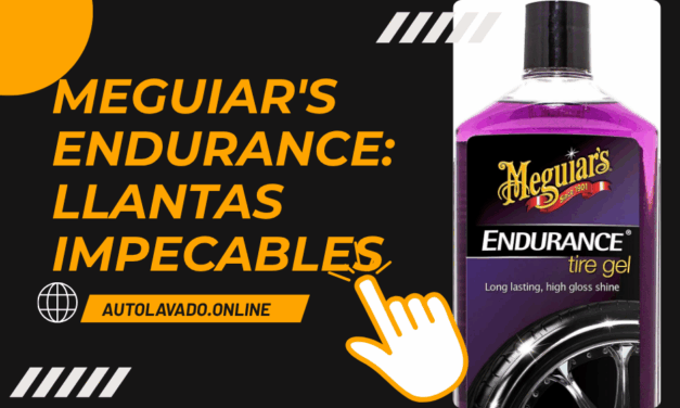 Un fabuloso abrillantador para llantas: Meguiar’s Endurance