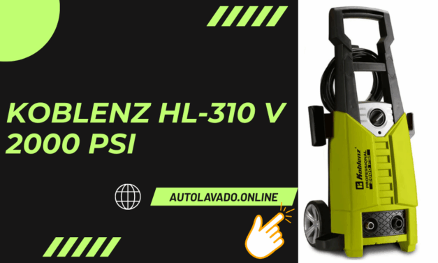 Hidrolavadora Koblenz HL-310 V de 2000 PSI: Poderosa presión profesional